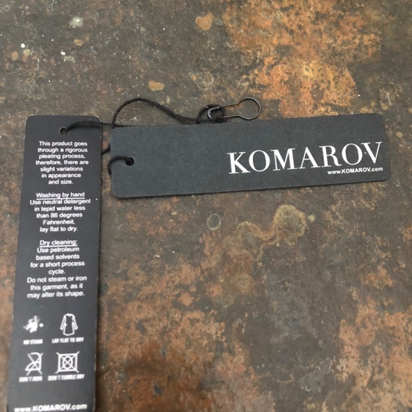 Komarov Indigo Blue Meadow Cocktail Dress with Jacket - Picture 6 of 6